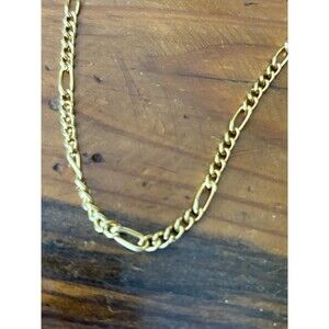 Vintage 14 KG Plated Figure Chain Unisex 20”